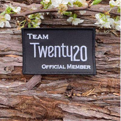 Team twenty20 official member patch.